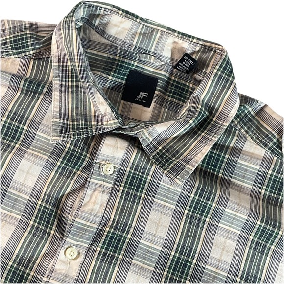 jf j.ferrar Other - JF Ferrar Shirt 2XLT Button Up Short Sleeve Casual Mens‎